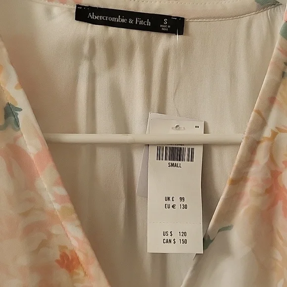 Abercrombie & Fitch floral long dress. Size S - Picture 4 of 5